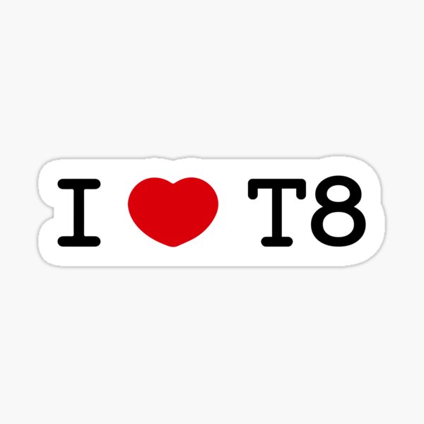 Item preview, I heart T8 designed and sold by chloe pagnozzi.
