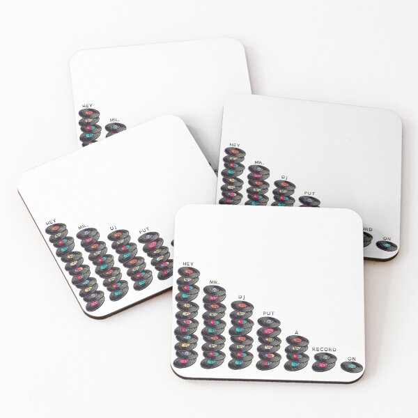 Item preview, Hey Mr. DJ Put a record on vinyl records designed and sold by Hen-C-Art.
