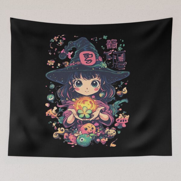 Item preview, Cute Chibi Witch designed and sold by PrintsByFrank.
