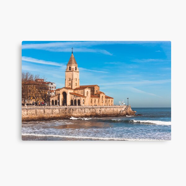 Vista de Gijón Asturias el norte de España Lienzo