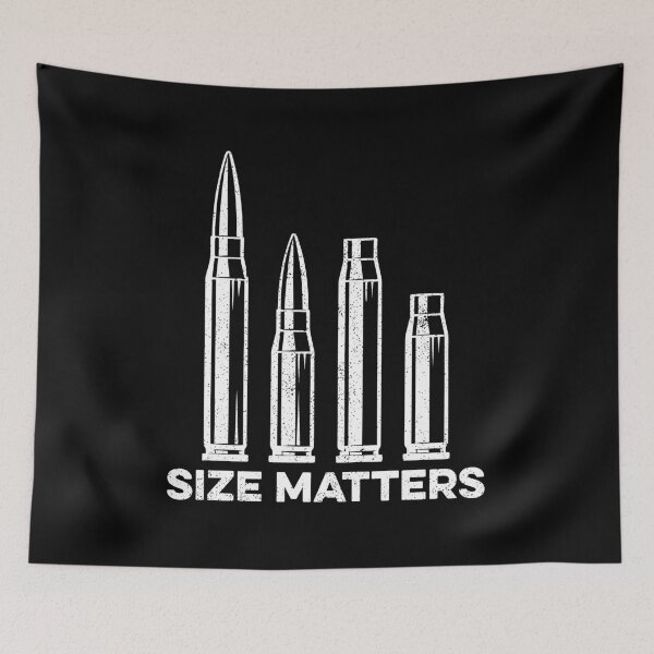 Item preview, Size Matters - Gun Lover Bullets Caliber designed and sold by zeviwanty.