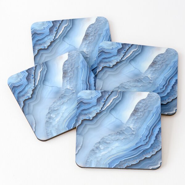 Item preview, Wallpaper of blue lace agate designed and sold by Rui Huang.