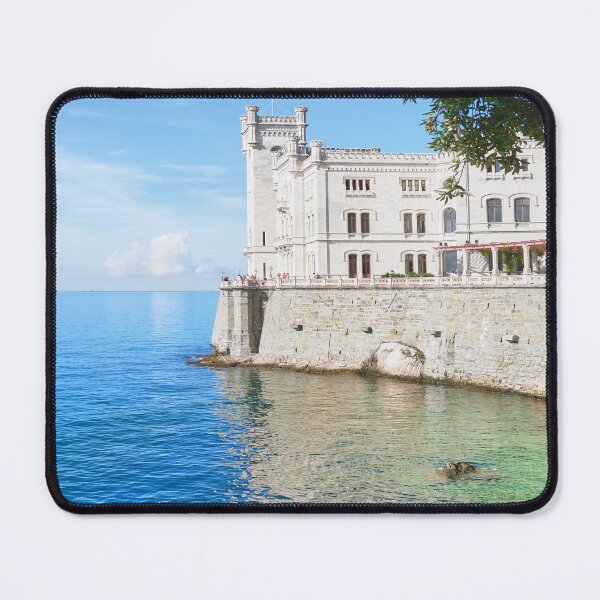 Item preview, Miramare Castle on the Coast Trieste Italy Stunning Day designed and sold by Adam Gormley.