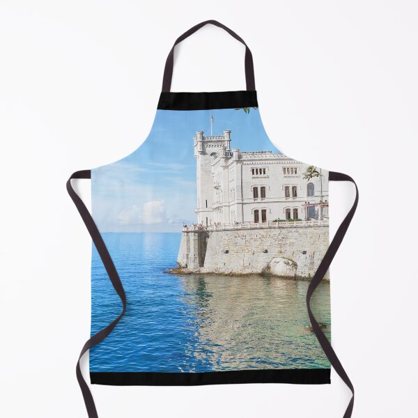 Item preview, Miramare Castle on the Coast Trieste Italy Stunning Day designed and sold by Adam Gormley.