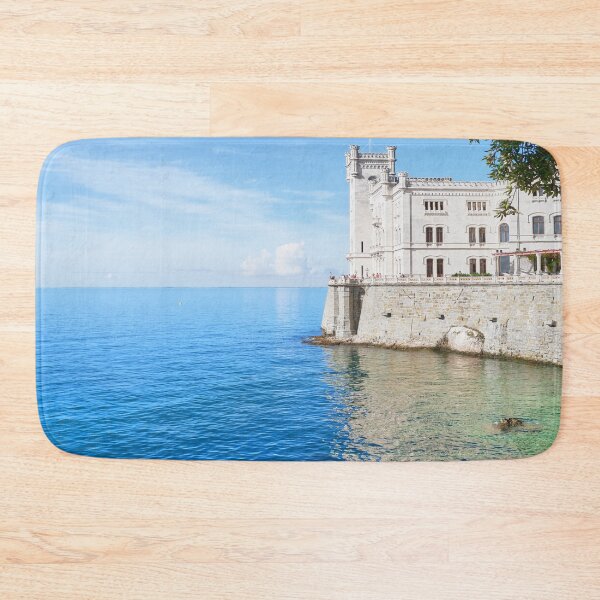 Item preview, Miramare Castle on the Coast Trieste Italy Stunning Day designed and sold by Adam Gormley.