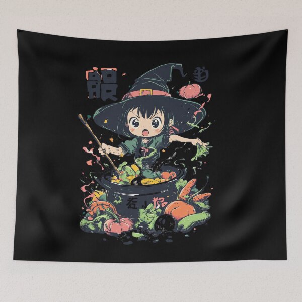 Item preview, Cute Chibi Witch designed and sold by PrintsByFrank.