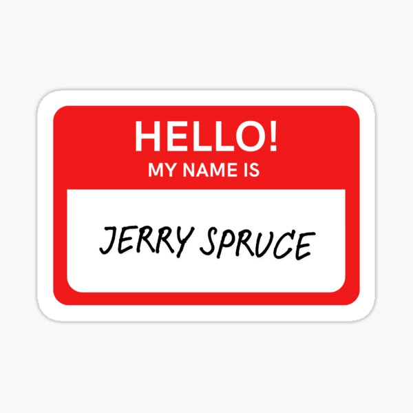 Aperçu de l'œuvre Smosh Games : Étiquette avec le nom de Chanse McCrary, responsable de Spud Hut, Jerry Spruce créée et vendue par kittenmittons.