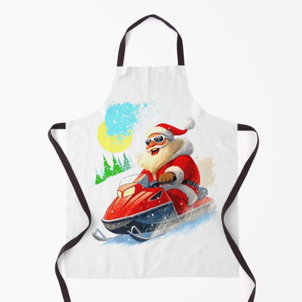 Item preview, Cool Santa Laughing on a Snowy Adventure designed and sold by VikArtStudio.
