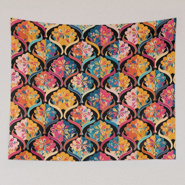 Item preview, Colorful Tribal Geometric Artwork designed and sold by GeomePattern.