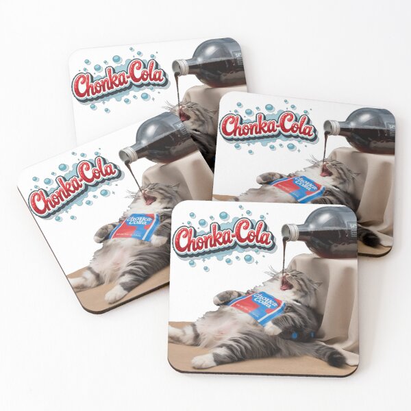 Item preview, Chonka-Cola Chonky Cat designed and sold by ChonkingHazard.