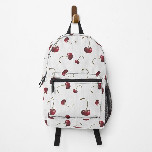 Item preview, Red Cherry Oil Pastel Hand Drawing Seamless Pattern designed and sold by Colormarch.