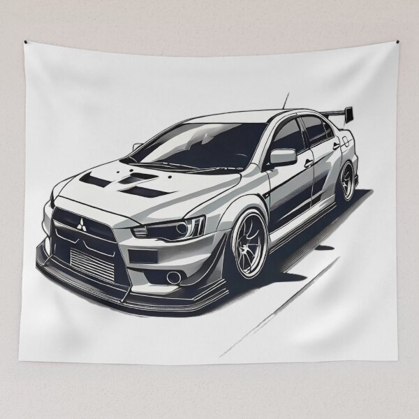 Item preview, Racing legend Evo X Art designed and sold by CarismaPrints.