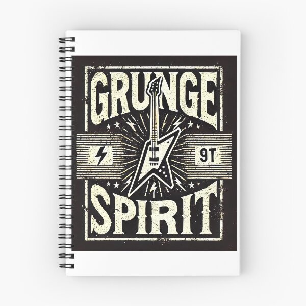 Item preview, Grunge Rock Spirit – Inspired by Iconic 90s Bands like Nirvana & Alice in Chains" designed and sold by OzzFrequency.