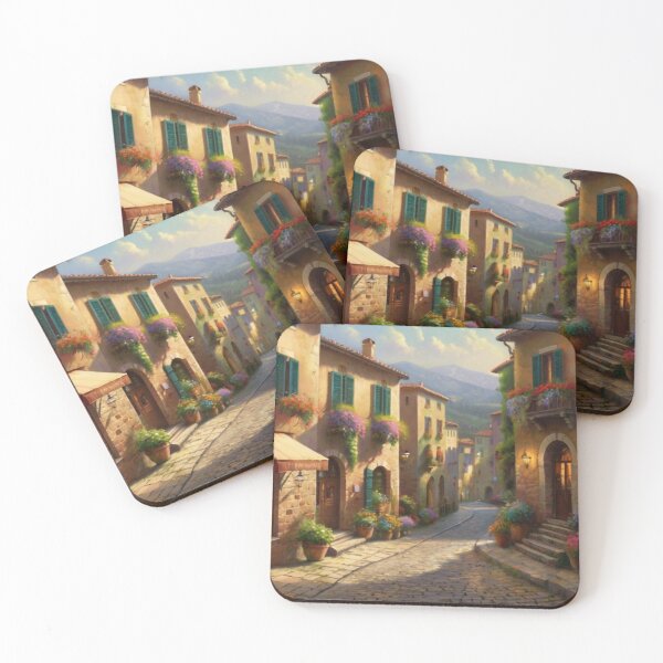 Item preview, Sunlit Charm on an Italian Street designed and sold by BlareBlare.