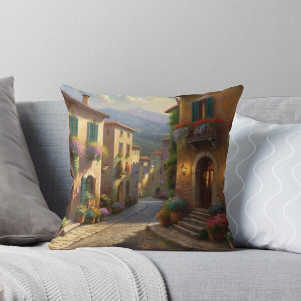 Item preview, Sunlit Charm on an Italian Street designed and sold by BlareBlare.