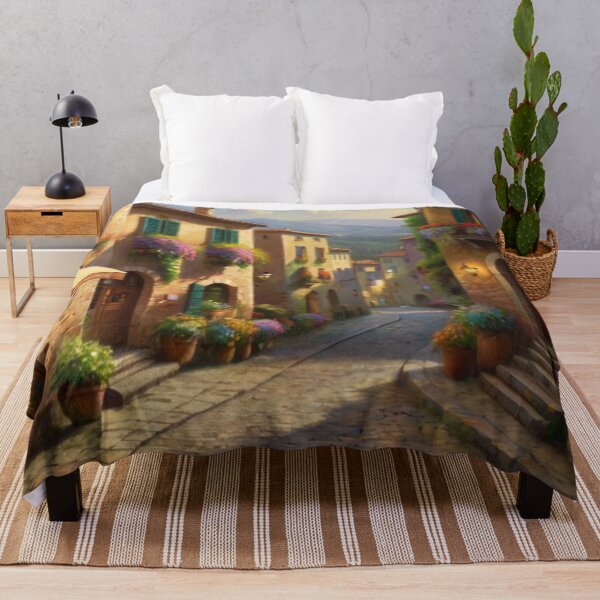Item preview, Sunlit Charm on an Italian Street designed and sold by BlareBlare.