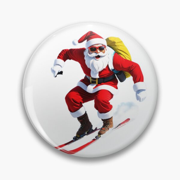 Item preview, Steezy christmas - Santa skiing  designed and sold by KAMIstyles.