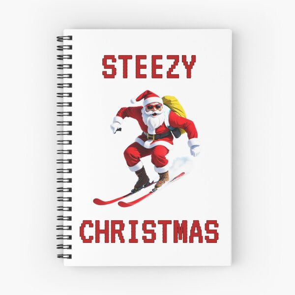 Item preview, Steezy christmas - Santa skiing  designed and sold by KAMIstyles.
