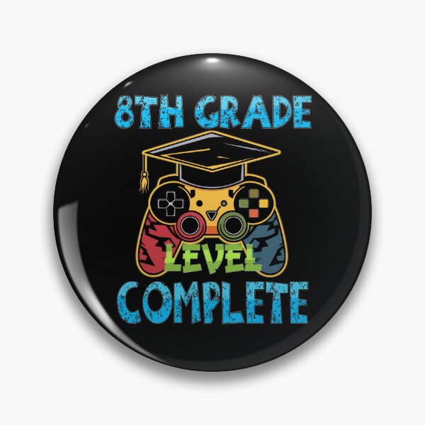 Item preview, 8TH Eighth Grade Level Complete Videogame controller Graduation Hat  designed and sold by Smix Pixels.