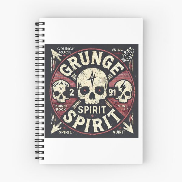 Item preview, Grunge Rock Spirit – Inspired by Iconic 90s Bands like Nirvana & Alice in Chains" designed and sold by OzzFrequency.