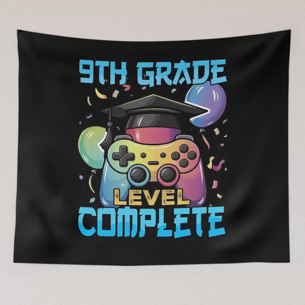 Item preview, 9TH Ninth Grade Level Complete Videogame controller Graduation Hat  designed and sold by Smix Pixels.