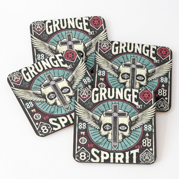 Item preview, Grunge Rock Spirit – Inspired by Iconic 90s Bands like Nirvana & Alice in Chains" designed and sold by OzzFrequency.