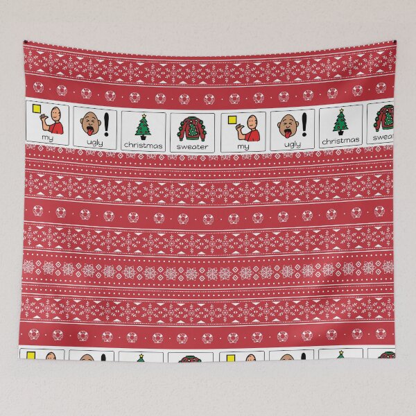 Item preview, Ugly Christmas Sweater AAC (Version 5) designed and sold by Educators-HEAP.