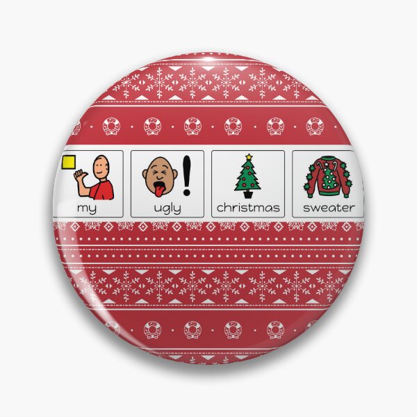 Item preview, Ugly Christmas Sweater AAC (Version 5) designed and sold by Educators-HEAP.