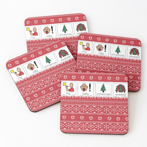 Item preview, Ugly Christmas Sweater AAC (Version 5) designed and sold by Educators-HEAP.