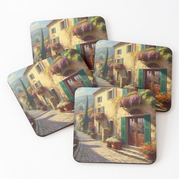 Item preview, Italian Street Splendor in Summer’s Glow designed and sold by BlareBlare.
