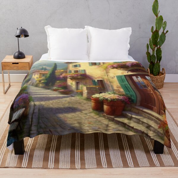 Item preview, Italian Street Splendor in Summer’s Glow designed and sold by BlareBlare.