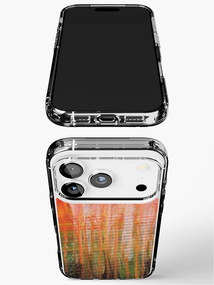 Thumbnail 3 of 5, iPhone Case, Red Abstract Design By Rafi Perez designed and sold by Rafiwashere.