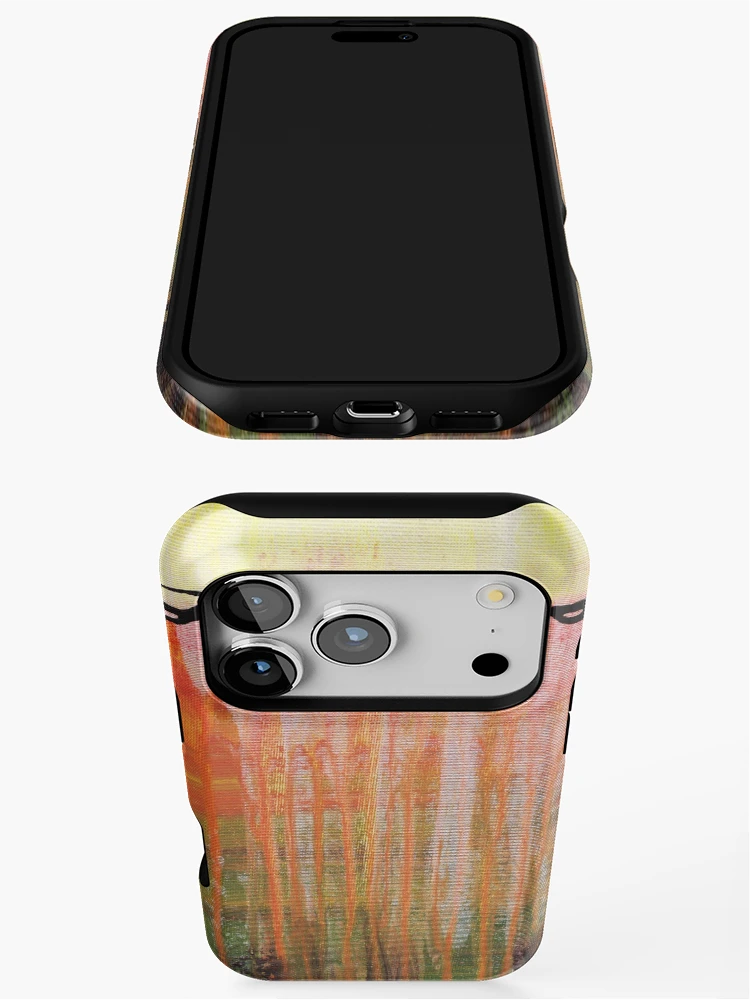 Thumbnail 3 of 4, iPhone Case, Red Abstract Design By Rafi Perez designed and sold by Rafiwashere.