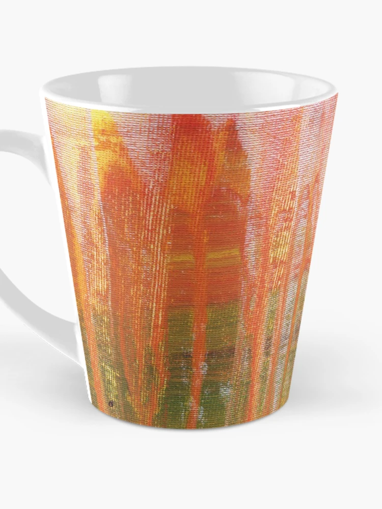 Thumbnail 3 of 4, Coffee Mug, Red Abstract Design By Rafi Perez designed and sold by Rafiwashere.