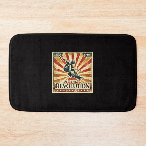Item preview, Ride the Revolution: Vintage Skateboarding Style designed and sold by bb-tees-by-mlee.