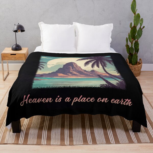 Item preview, Heaven is a place on earth designed and sold by Only Good Vibes.