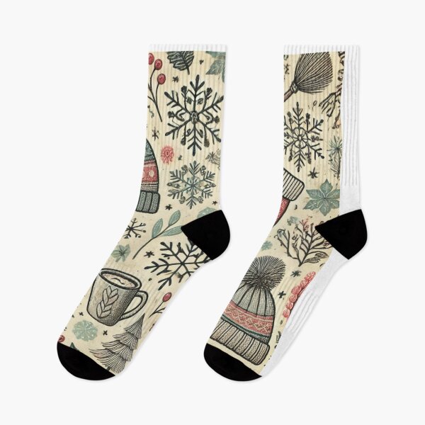 Item preview, Cozy Winter Wonderland Pattern Design designed and sold by CanvasWhimsy.
