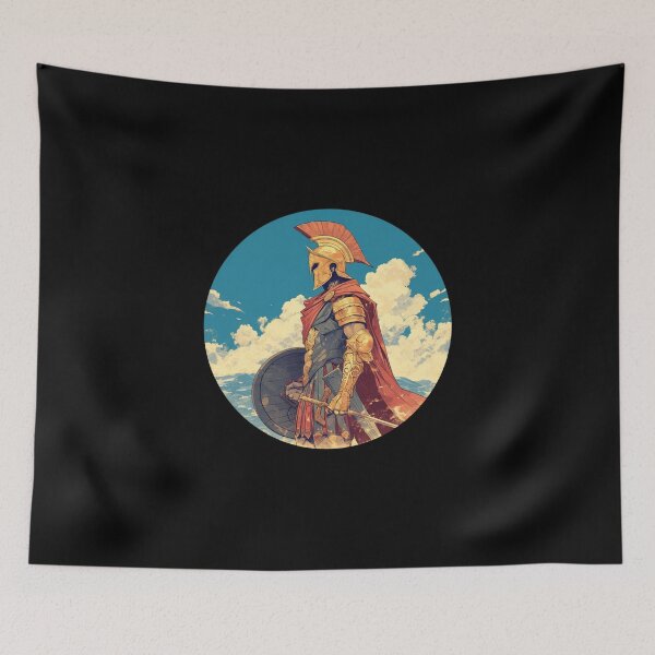 Item preview, Ancient greek warrior spartan designed and sold by SMARTKIT  DESIGNAGENCY.