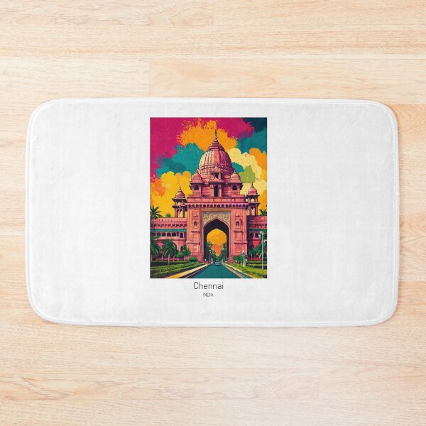 Item preview, Chennai india vintage poster designed and sold by paulrommer.