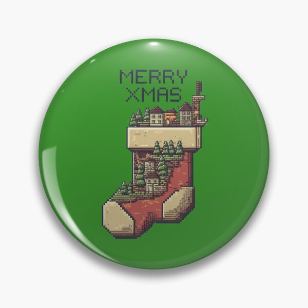 Item preview, Pixel Village Stocking Stuffers designed and sold by 8bitdecalworld.