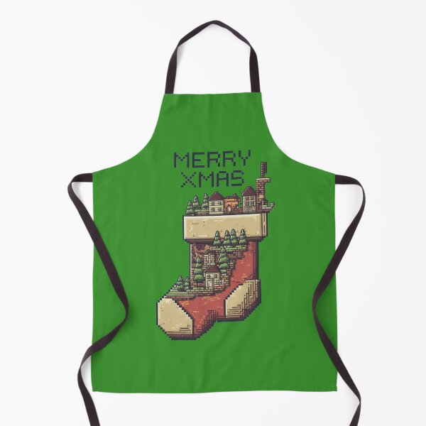 Item preview, Pixel Village Stocking Stuffers designed and sold by 8bitdecalworld.