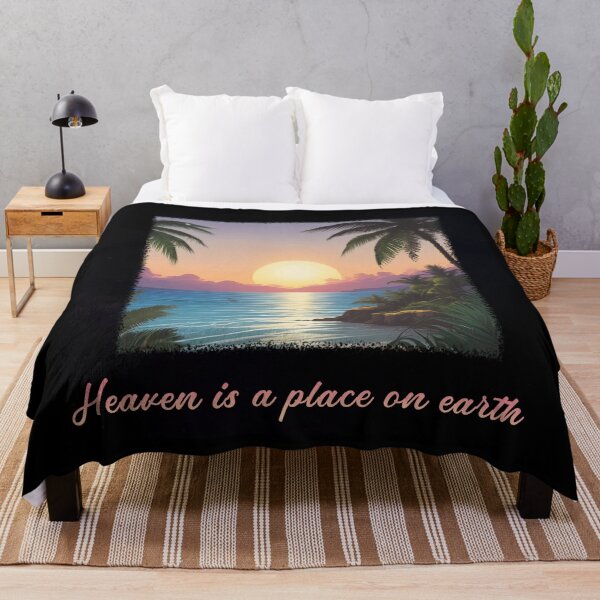 Item preview, Heaven is a place on earth designed and sold by Only Good Vibes.