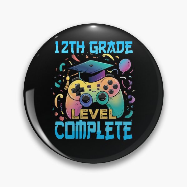 Item preview, 12TH Twelfth Grade Level Complete Videogame controller Graduation Hat  designed and sold by Smix Pixels.