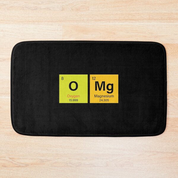 Item preview, Funny Chemistry Periodic Table OMG Design Nerd Educational designed and sold by w1ckerman.