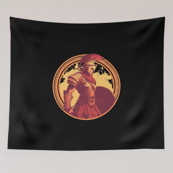 Item preview, Ancient greek warrior spartan designed and sold by SMARTKIT  DESIGNAGENCY.
