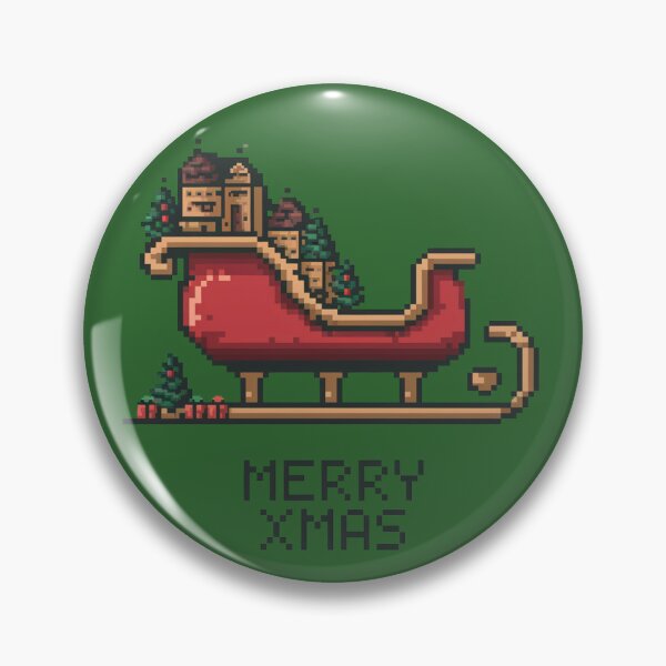 Item preview, Sleigh All Day in Pixels! designed and sold by 8bitdecalworld.