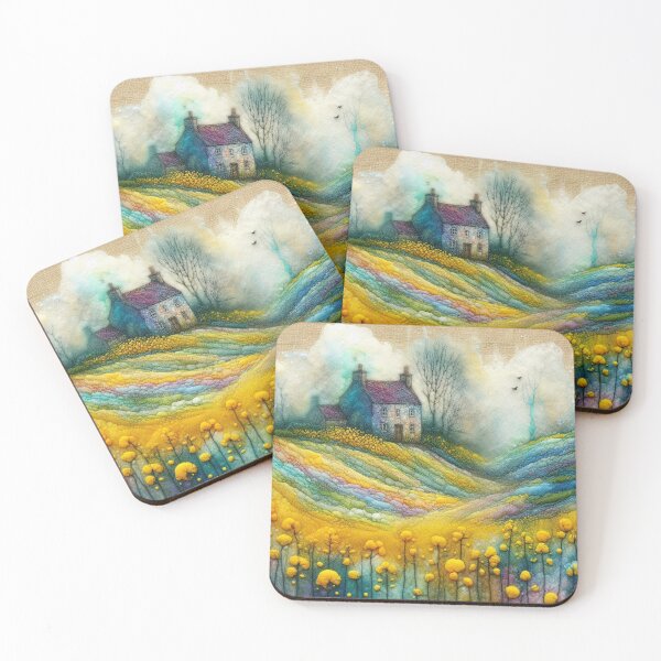 Item preview, Blooming Fields by Felt Art designed and sold by Beyondnote-Art.