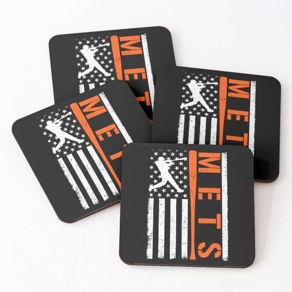 Item preview, US Flag NY New York Retro Baseball Lover Met designed and sold by MapMitchell.