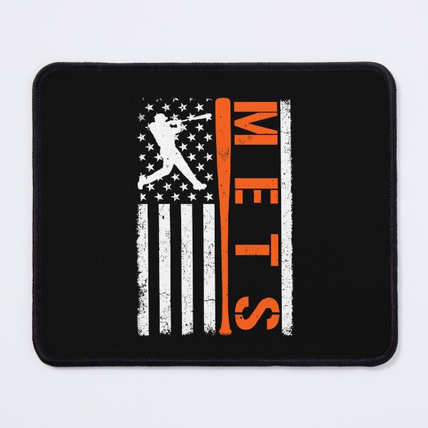 Item preview, US Flag NY New York Retro Baseball Lover Met designed and sold by MapMitchell.