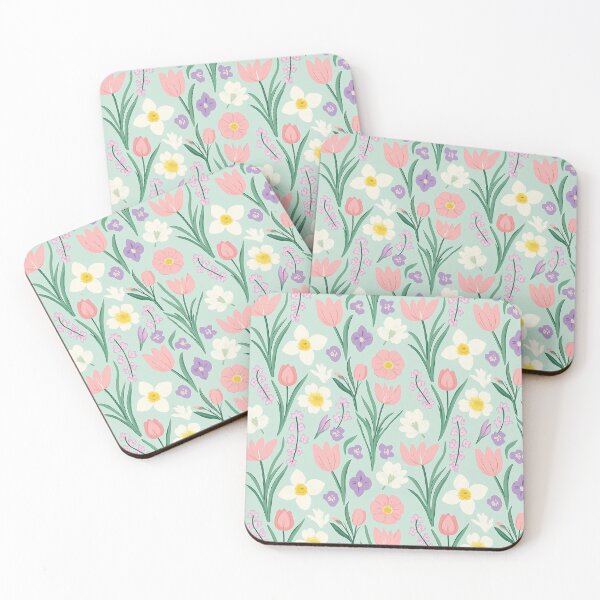 Item preview, spring-themed floral pattern designed and sold by zirconp.